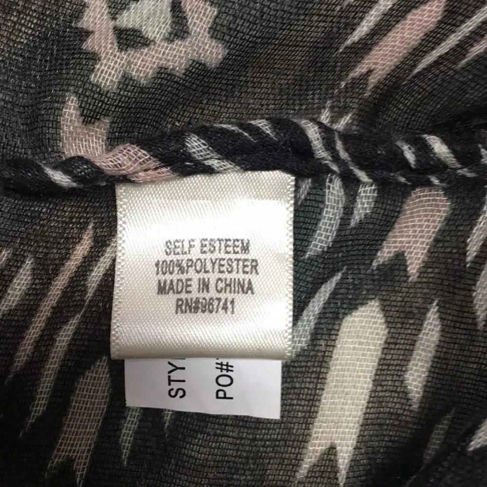 Self Esteem tribal print infinity scarf